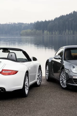 два, 911, озеро, porsche