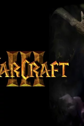 рот, нос, лицо, глаза, elf, эльф, блеск, варкрафт 3, хранитель рощи, warcraft 3,, чёрный фон, надпись, военное ремесло, рога