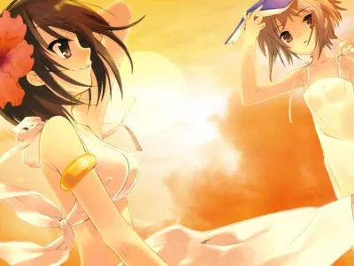 меланхолия харухи судзумии, nagato yuki, the melancholy of haruhi suzumiya, девушки