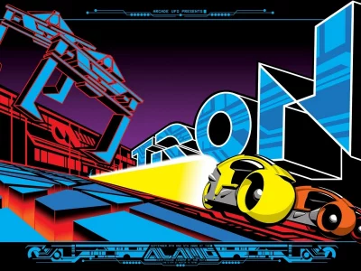 аркада, tron, светоцикл