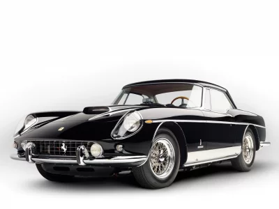 ретро, 400, cabriolet, авто, superamerica, ferrari