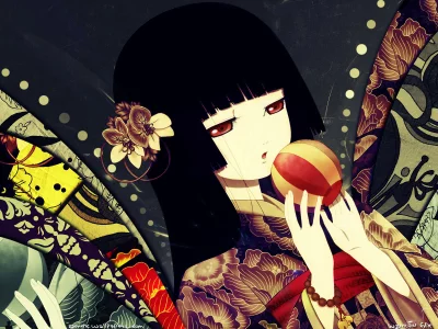 hell girl, девушка, аниме
