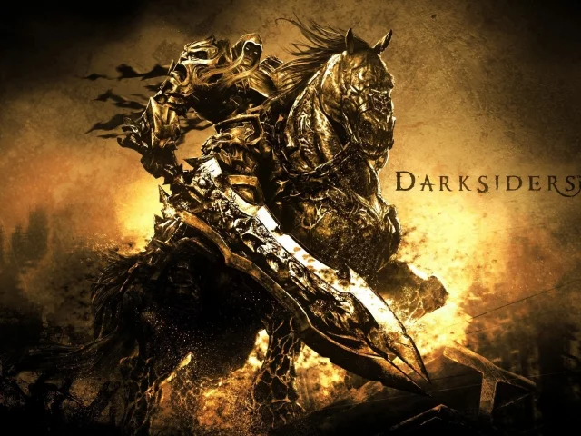 меч, war, всадник, апокалипсис, война, конь, darksiders