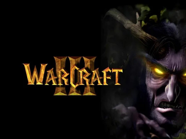 рот, нос, лицо, глаза, elf, эльф, блеск, варкрафт 3, хранитель рощи, warcraft 3,, чёрный фон, надпись, военное ремесло, рога