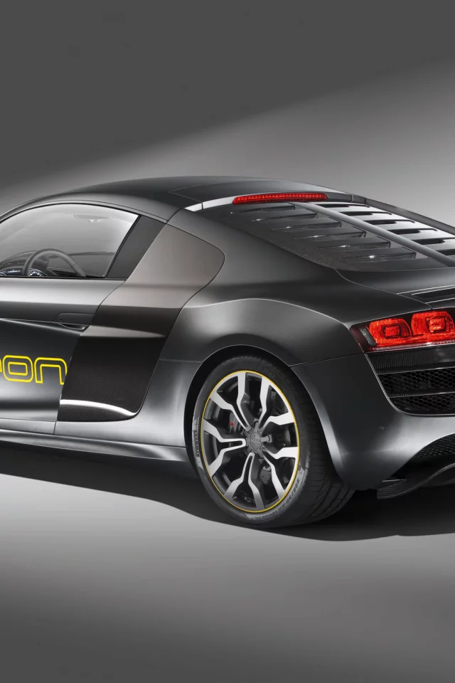 задняя часть, r8, audi, prototype, e-tron