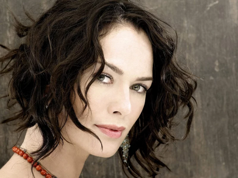 девушка, лена хиди, серьги, lena headey, бусы, актриса, прическа
