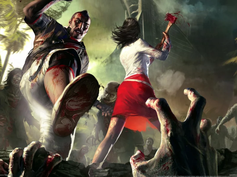 нападение, зомби, dead island