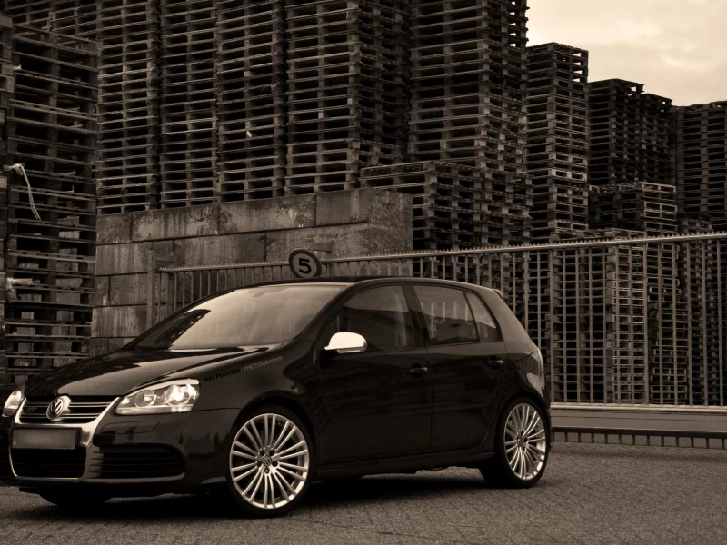 volkswagen, golf5, r32