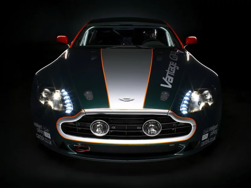 martin, астон мартин, v8, gt4, aston, black, вантаж, чёрный, vantage