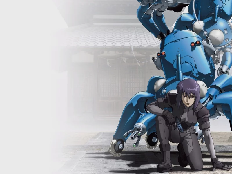 ghost in the shell, роботы, татикомы, мотоко кусанагу