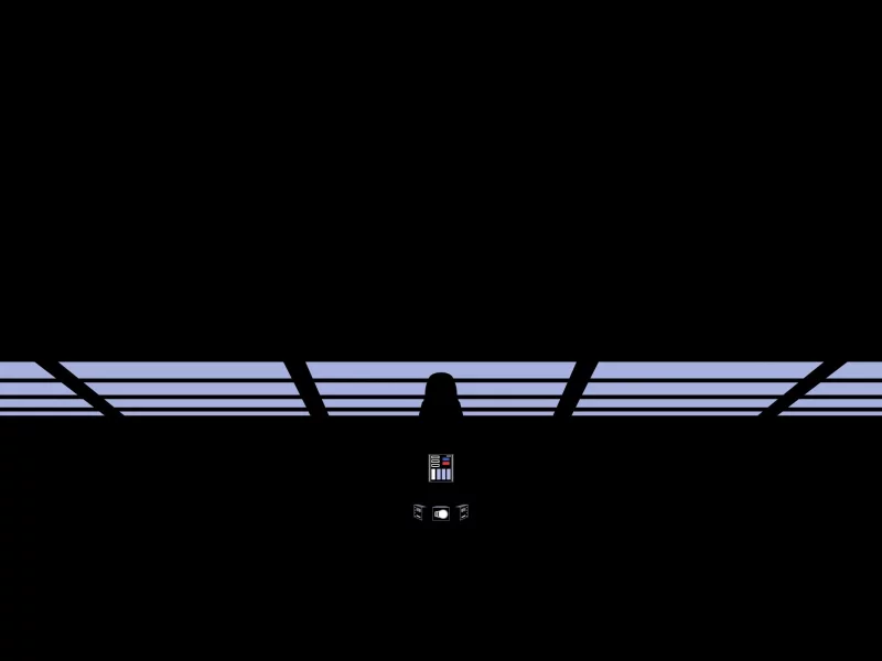 минимализм, темнота, силуэт, darth vader, star wars, дарт вейдер, тень