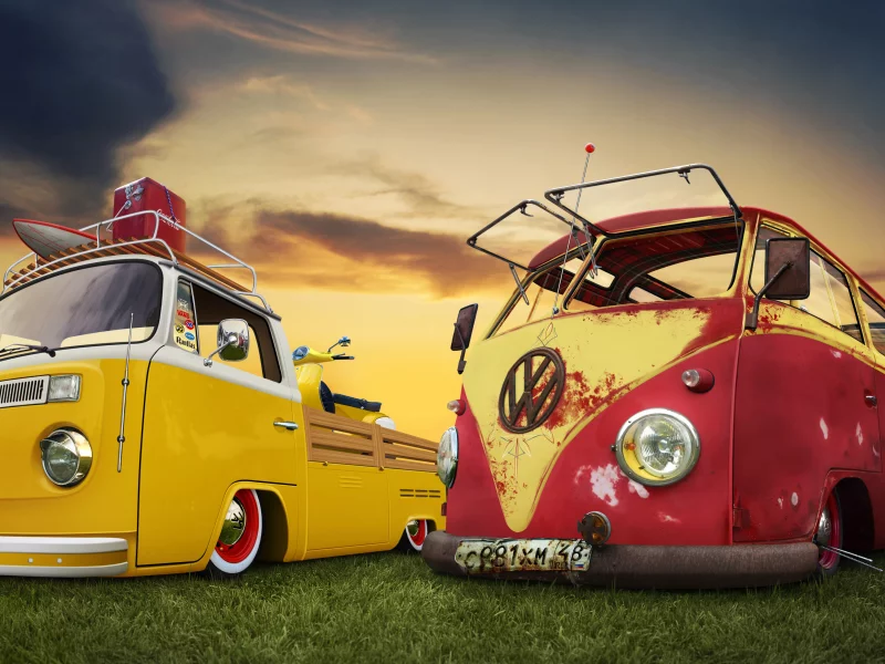 фольксваген, kleinbus, volkswagen
