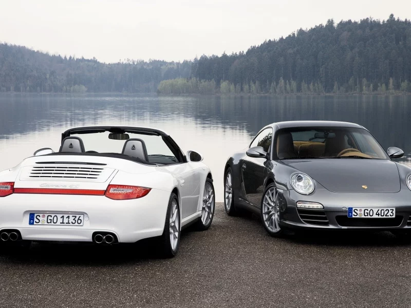 два, 911, озеро, porsche