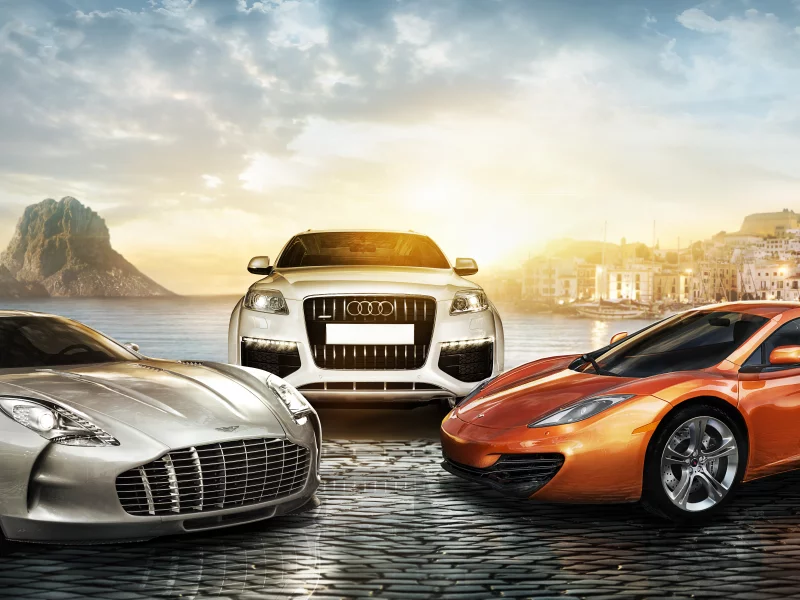 остров, тачка, ibiza, test drive unlimted 2, город, океан, aston martin, ибица, пляж