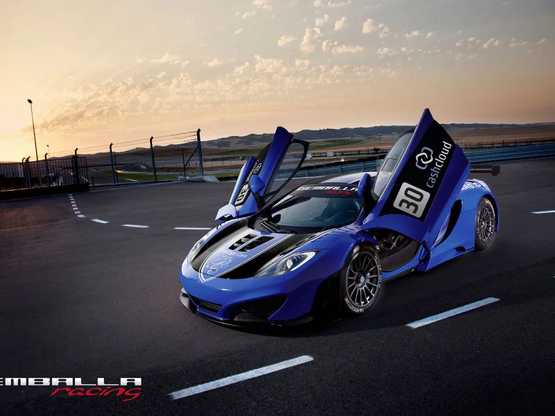 gemballa, макларен, спорт, автомобиль, gt3, mclaren mp4, закат