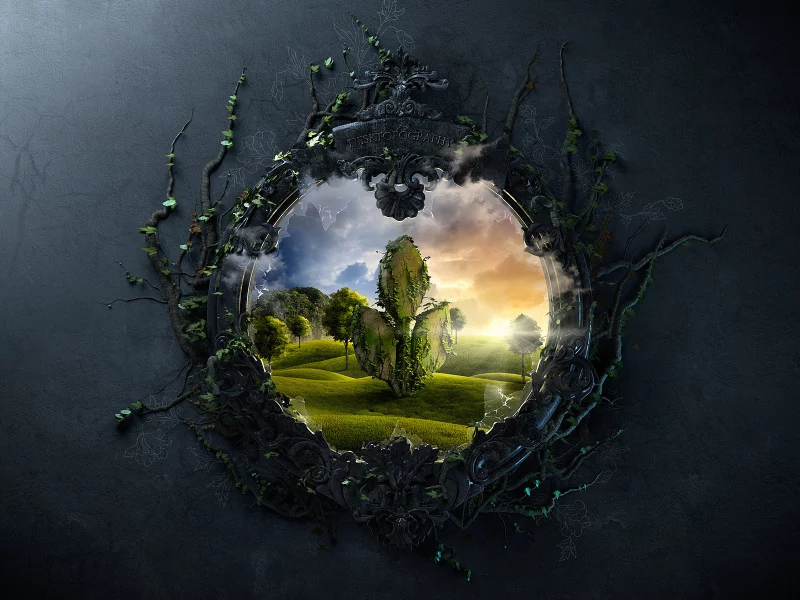 лого, рамка, theendofpandora