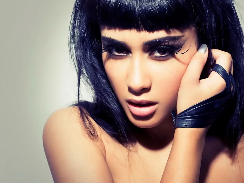 красотка, брюнетка, девушка, natalia kills, взгляд