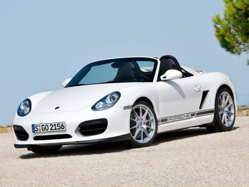 белая, суперкар, порш, кабриолет, porsche