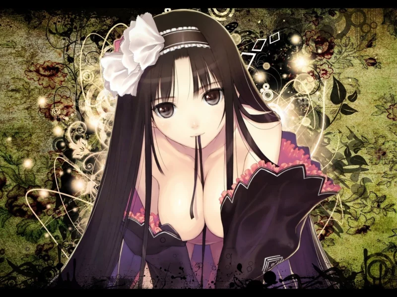 грудь, девушка, платье, лента, tony taka