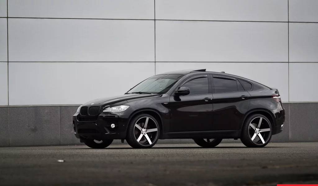 бмв икс шесть, tuning, диски, vossen, джип, черный, bmw x6
