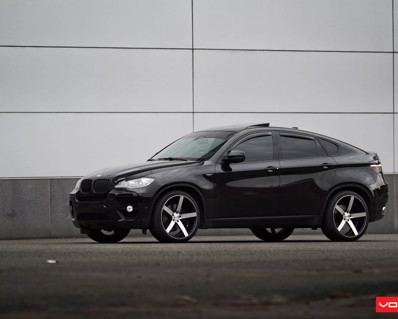 бмв икс шесть, tuning, диски, vossen, джип, черный, bmw x6