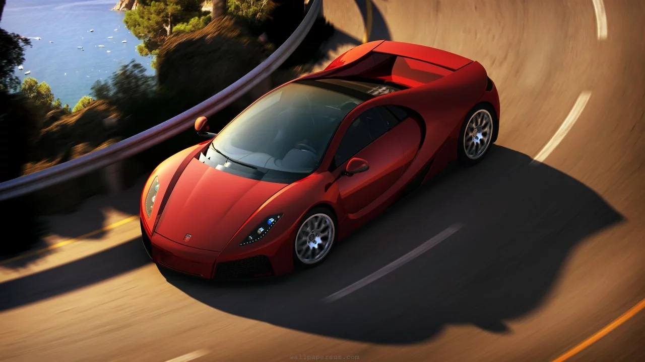 суперкар, поворот, gta spano, в движении, трасса