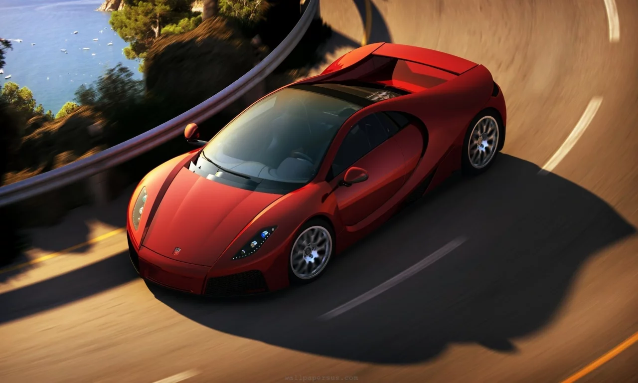 суперкар, поворот, gta spano, в движении, трасса