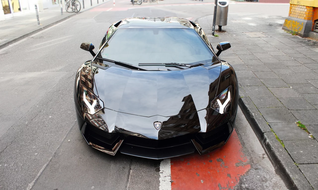 авентадор, lamborghini, aventador, ламборгини, black, lp700-4, передок