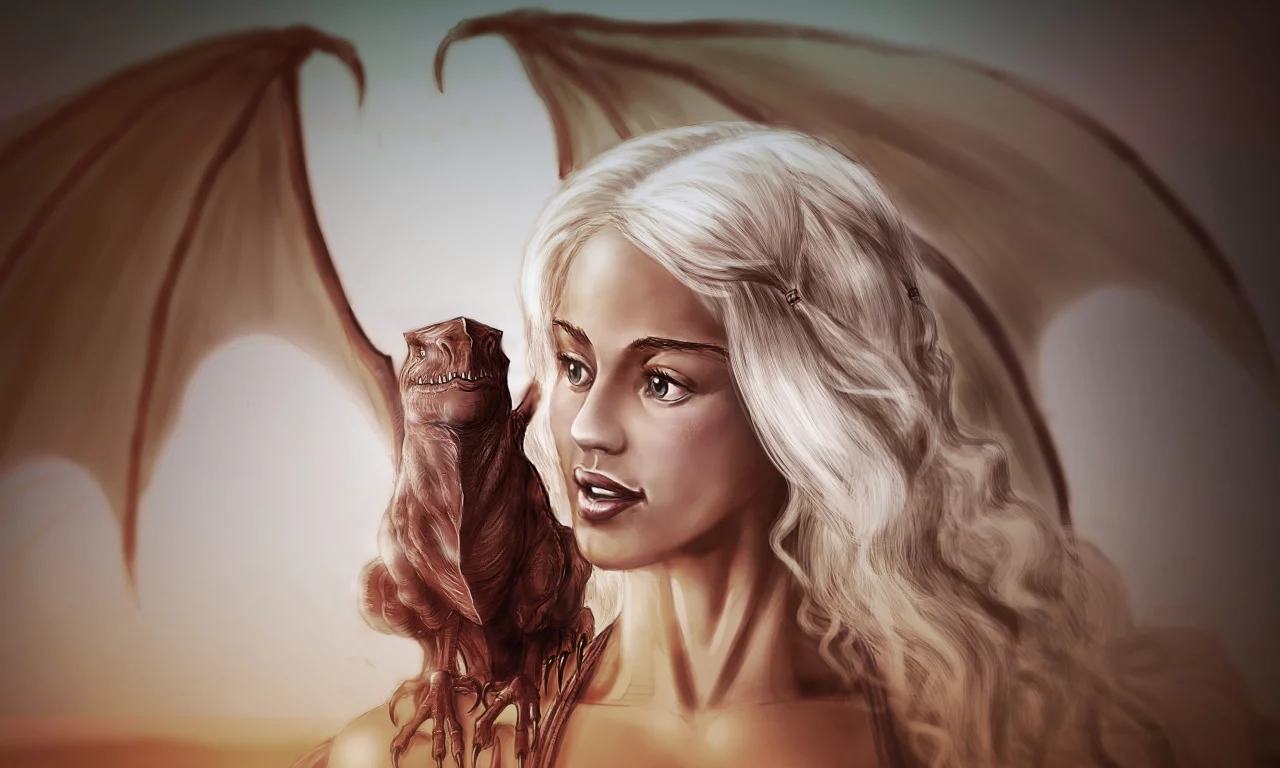 daenerys targaryen, арт, game of thrones, игра престолов, emilia clarke