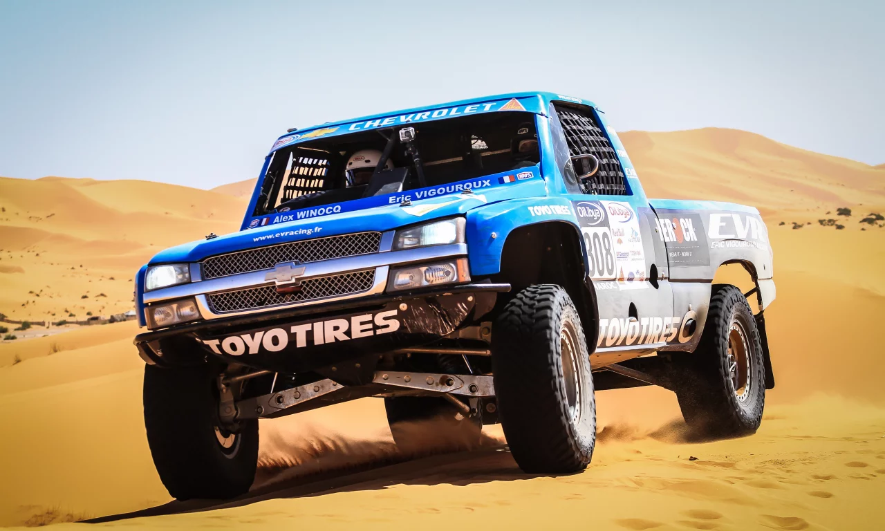 дакар, rally, blue, жара, car, передок, песок, silverado, dakar, chevrolet