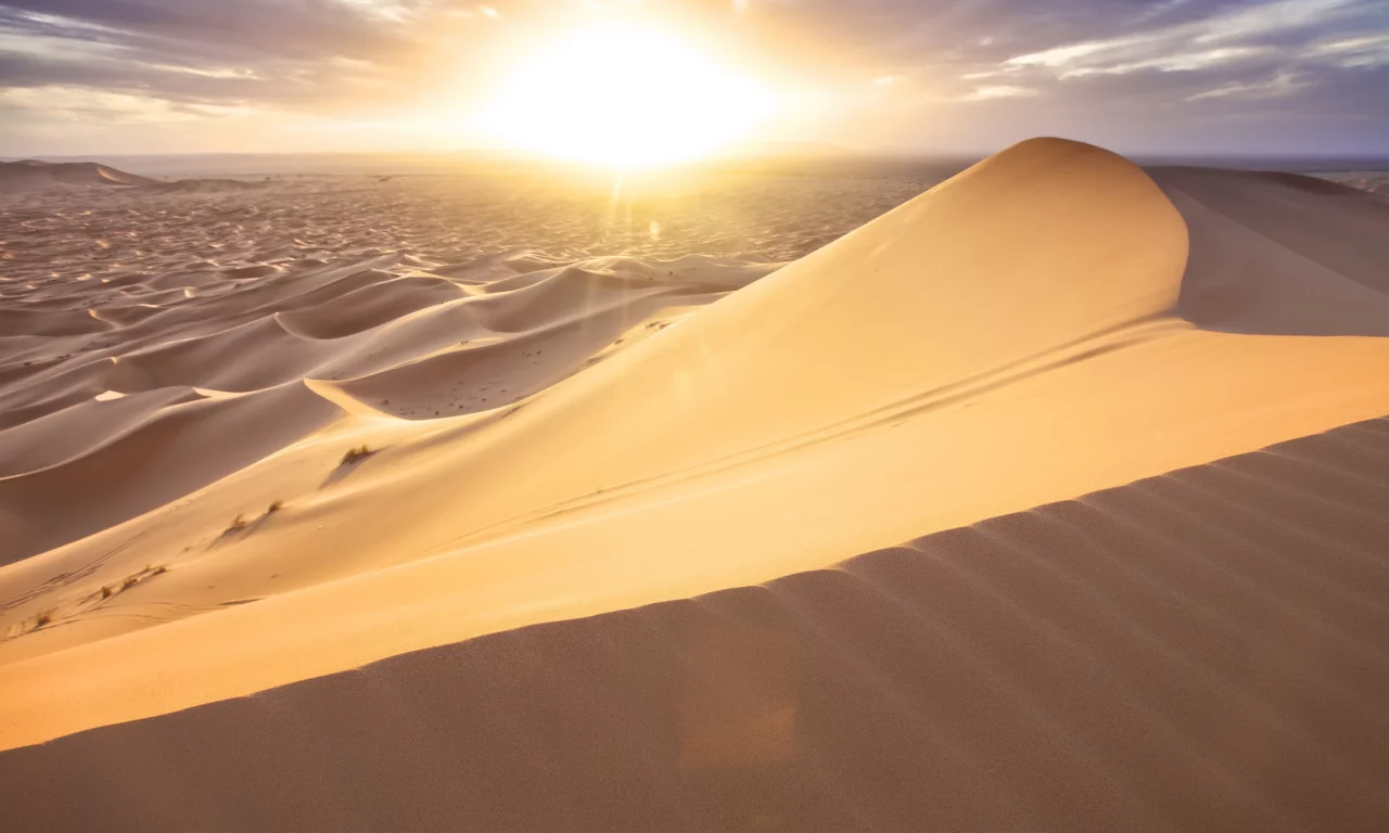 er rachidia, morocco, солнце, дюны, merzouga, тучи, пески, пустыня