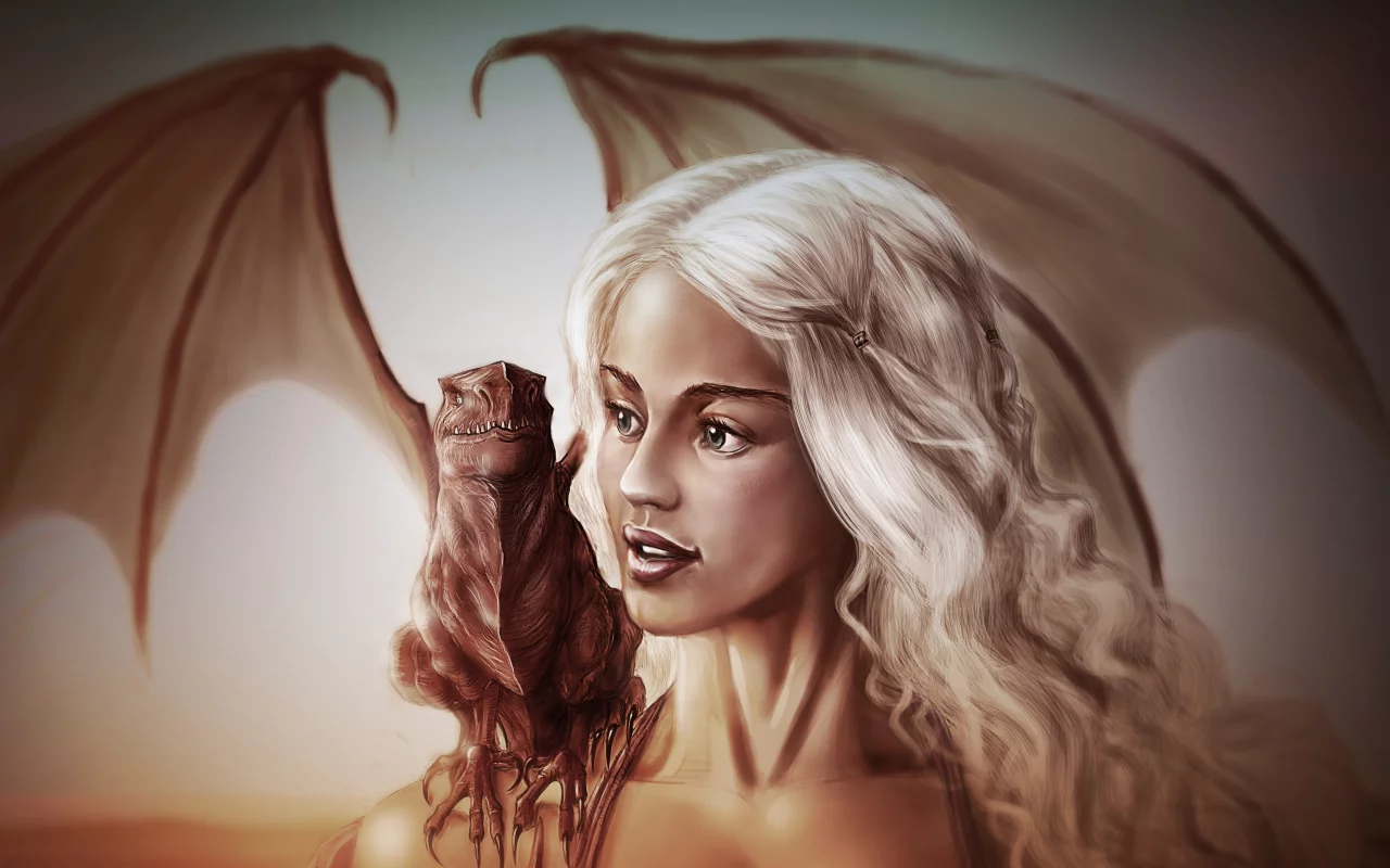 daenerys targaryen, арт, game of thrones, игра престолов, emilia clarke