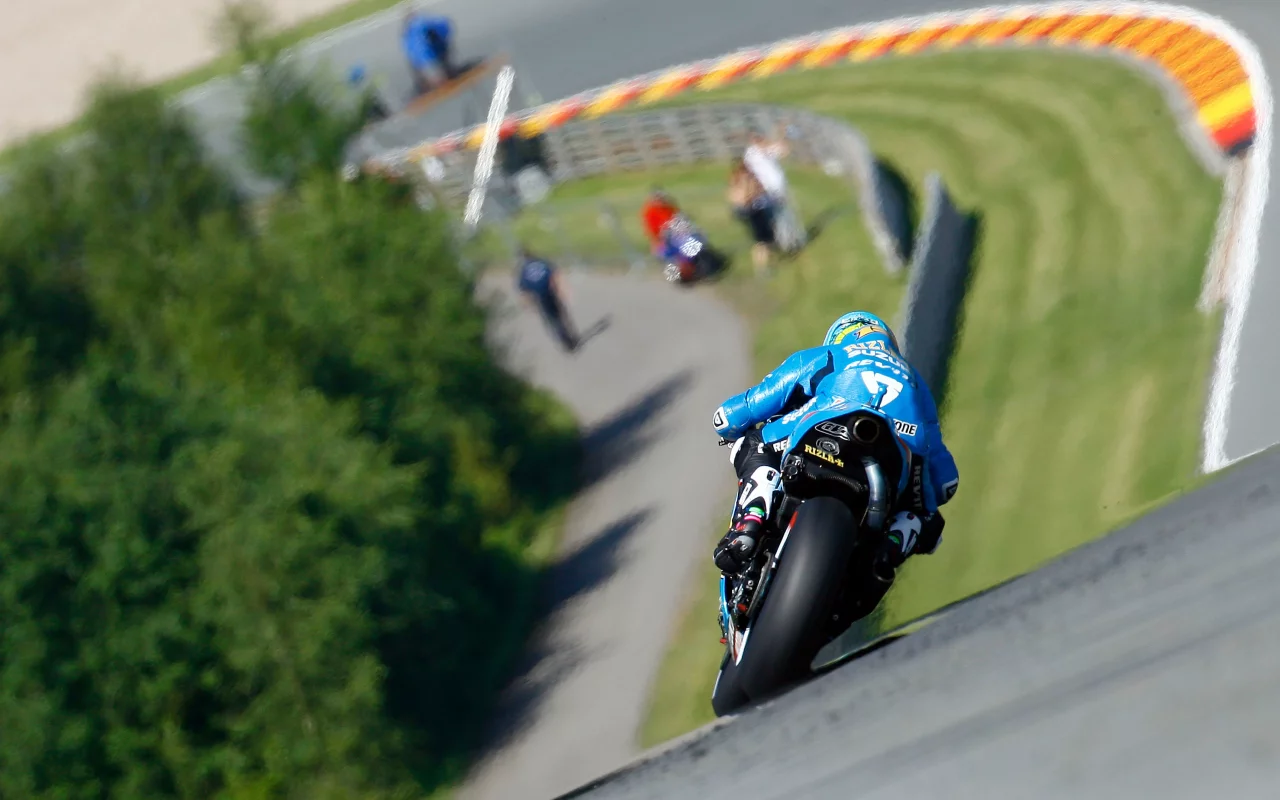 гонщик, поворот, скорость, motogp, мотоцикл, спорт, дорога