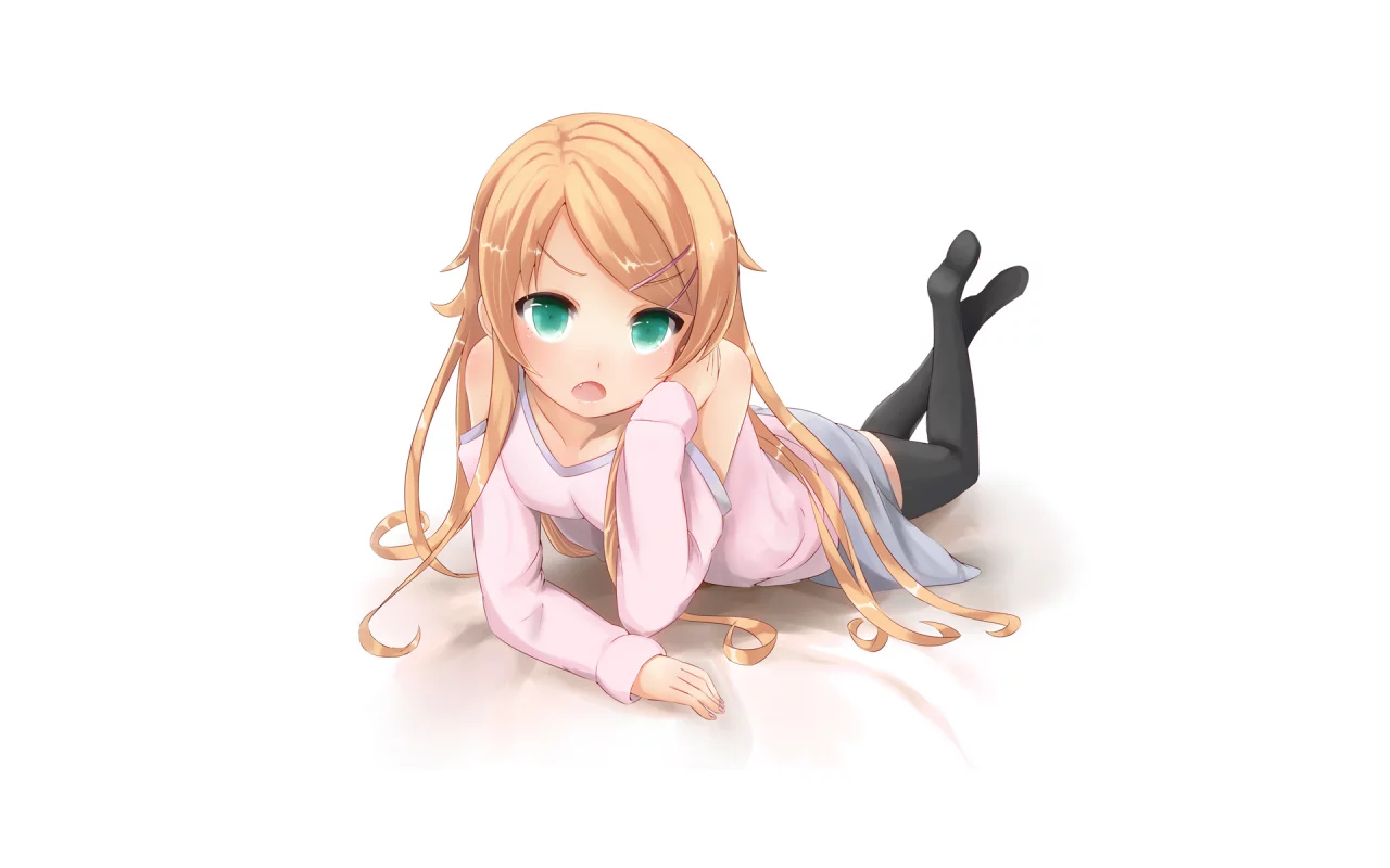 белый фон, kousaka kirino, ore no imouto ga konna ni kawaii wake ga nai