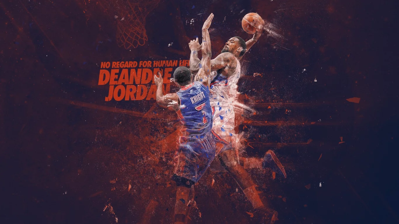 деандре джордан, los angeles, deandre jordan, brandon knight, брэндон найт