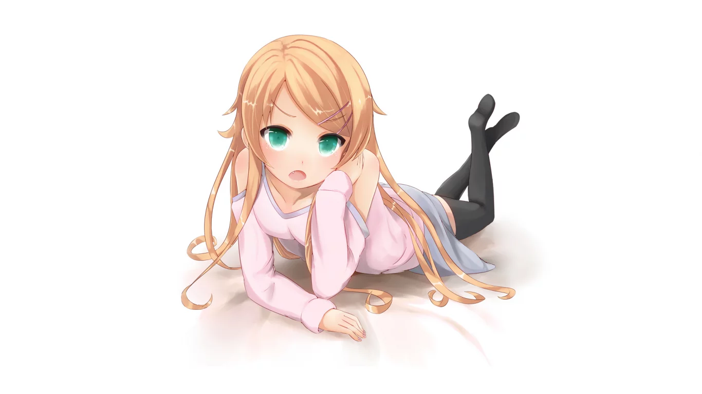 белый фон, kousaka kirino, ore no imouto ga konna ni kawaii wake ga nai