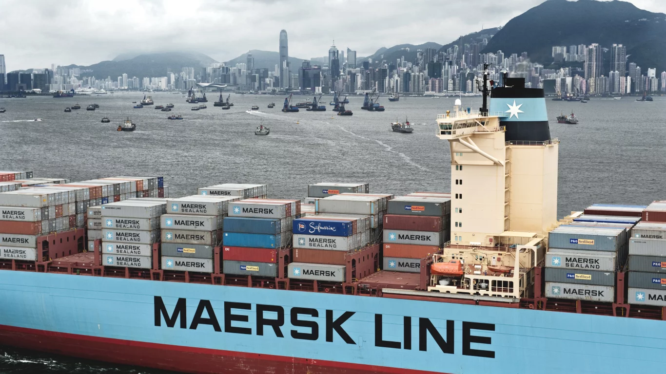 грузовое, судно, maersk line, maersk, контейнер, контейнеровоз