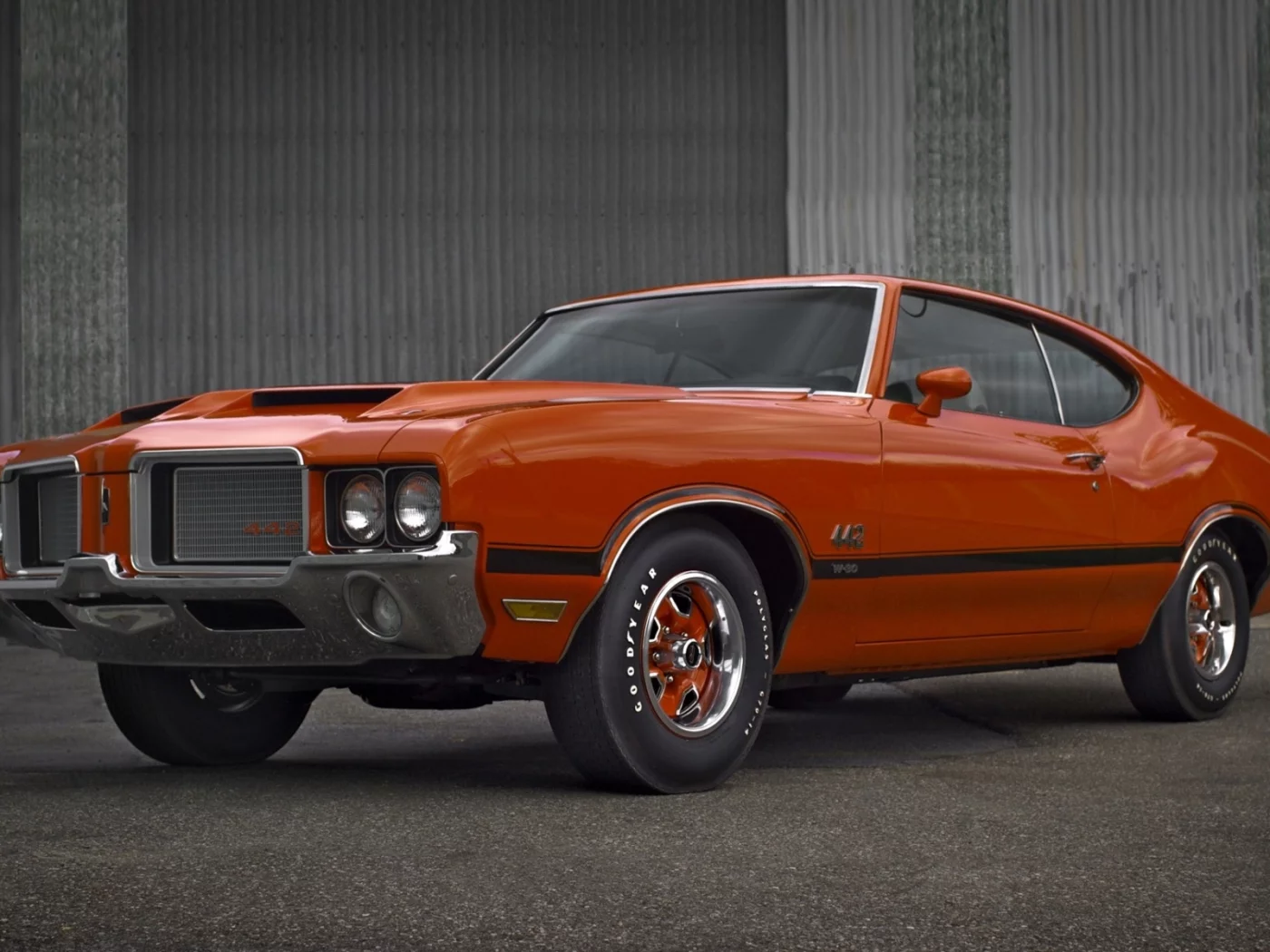 holiday, купе, олдсмобиль, coupe, 1972, 442, oldsmobile, кутласс, cutlass