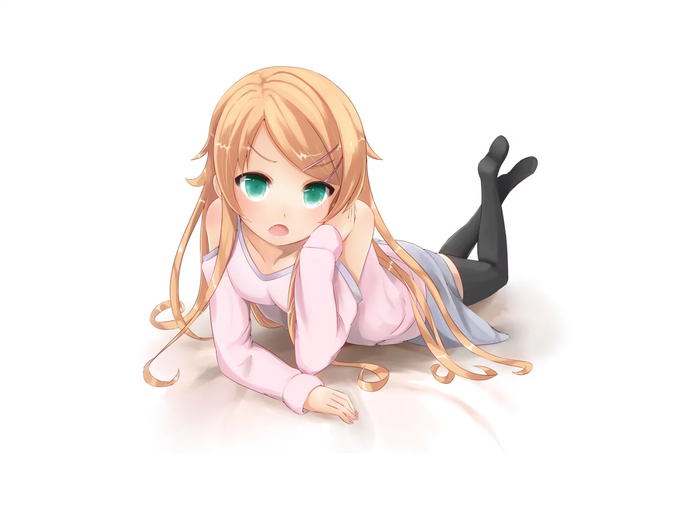 белый фон, kousaka kirino, ore no imouto ga konna ni kawaii wake ga nai
