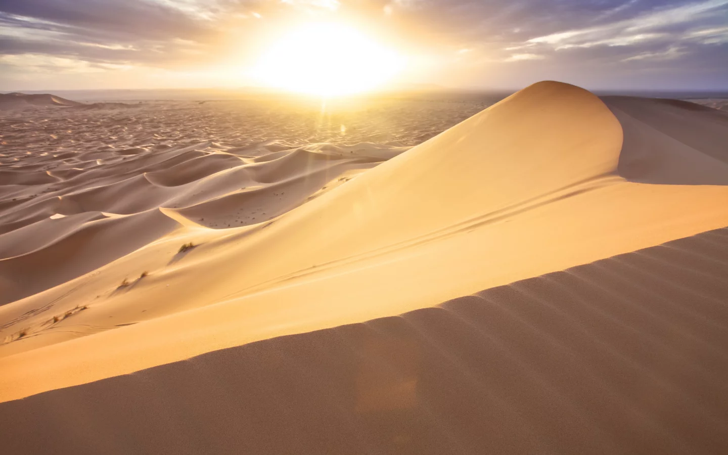 er rachidia, morocco, солнце, дюны, merzouga, тучи, пески, пустыня
