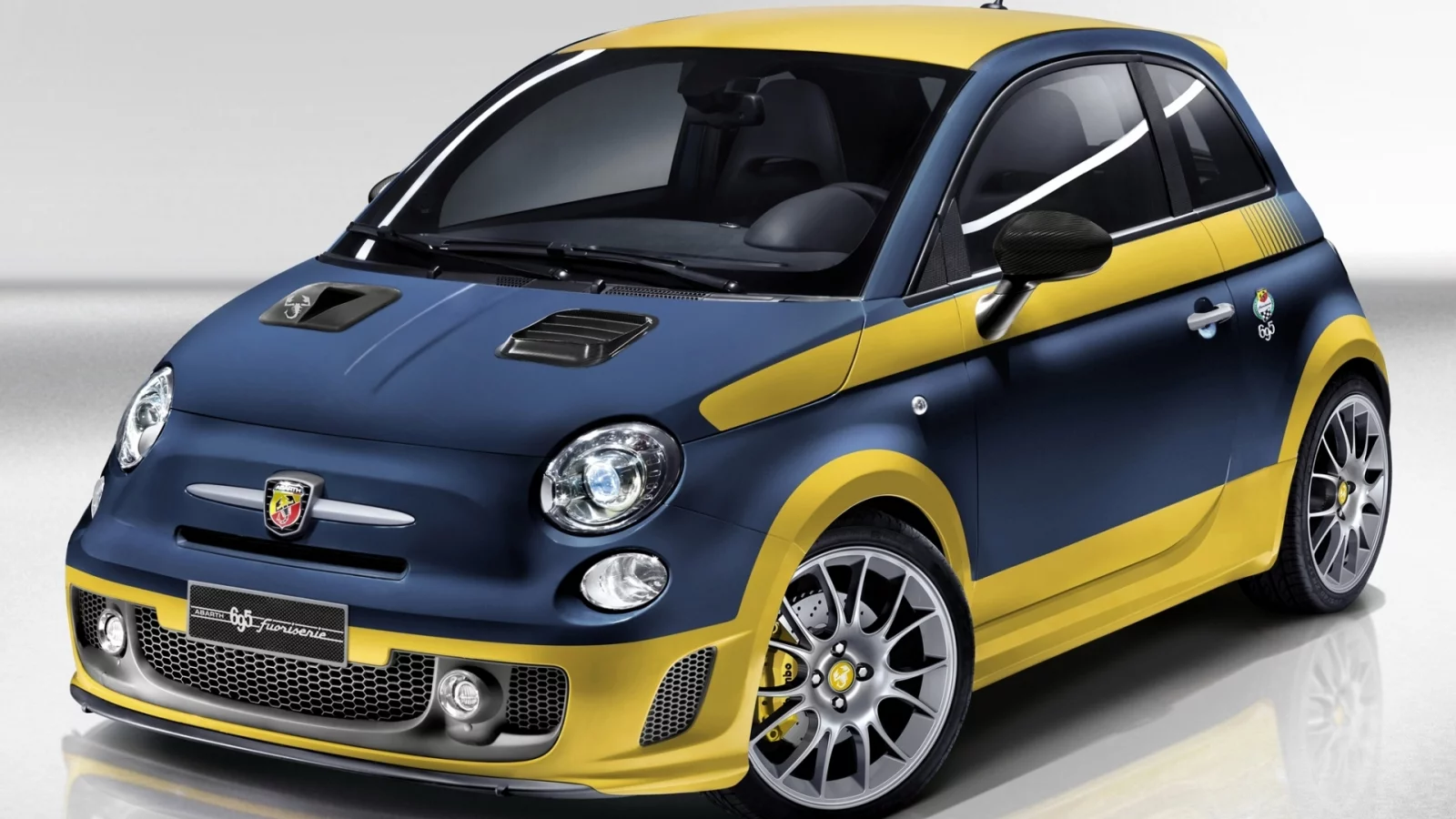 695, fuori serie, синий, фиат, abarth, передок, fiat, абарт, хетчбек