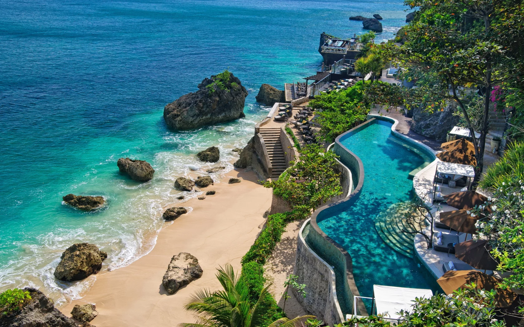 bali, индонезия, побережье, nature, indonesia, бассейн, бали, pools
