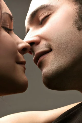 любовь, love, лица, парень, поцелуй, девушка