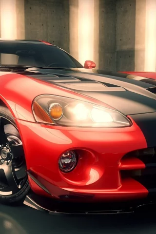 додж вайпер, supercar, dodge viper, 3d, рендер