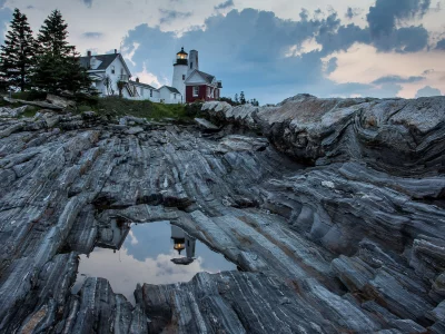 штат, maine, мэн, сша, bristol, маяк, united states, pemaquid point lighthouse