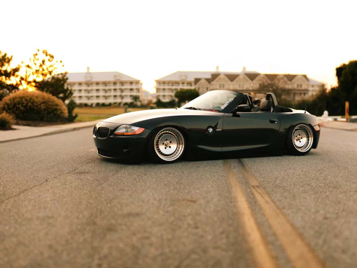 вечер, bmw z4, тюнинг, бмв, родстер
