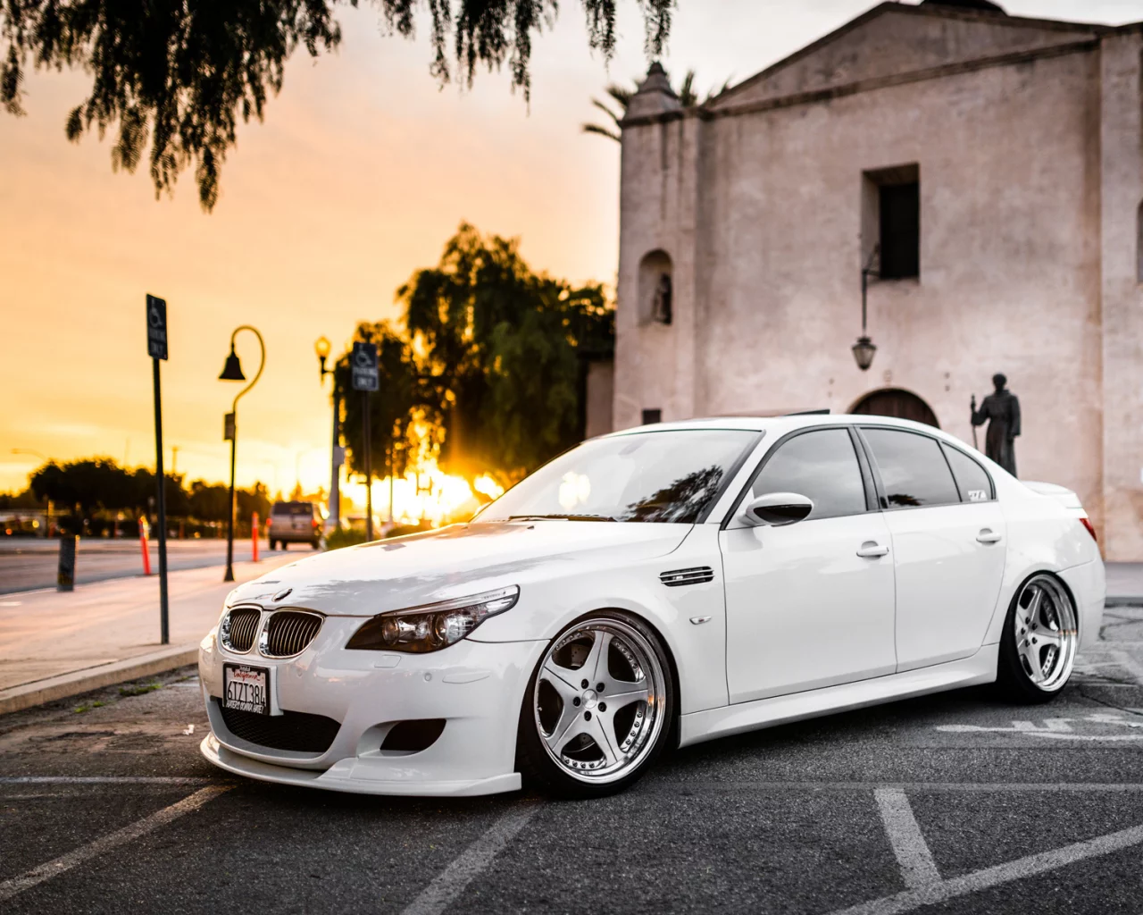 тюнинг, белый, бмв, bmw m5, autowalls