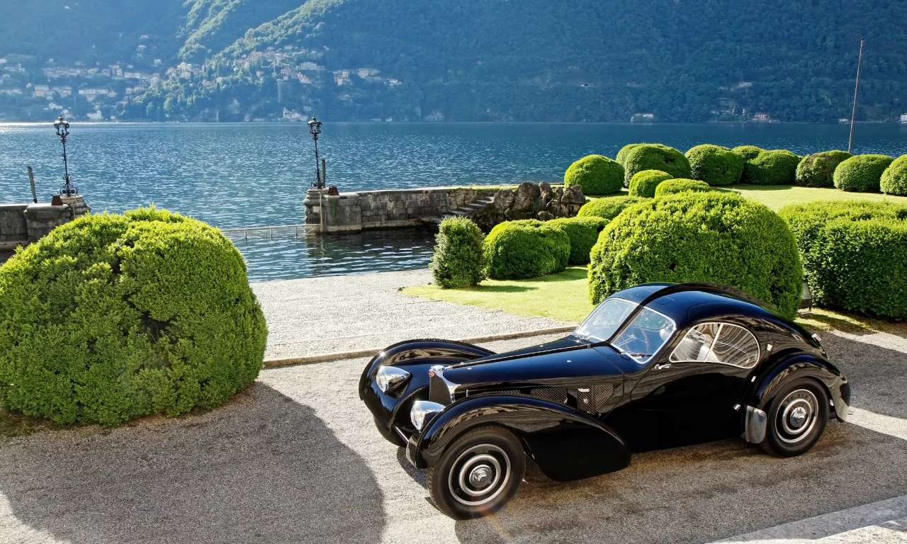 lombardy, 1938, комо, lake como, ломбардия, como, bugatti 57sc atlantic, italy