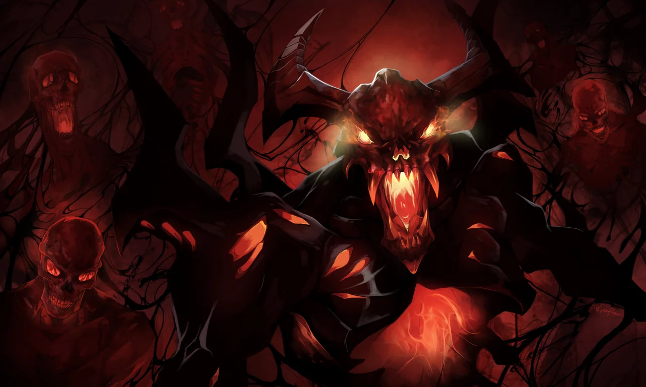 невермор, дота, shadow fiend, dota 2, nevermore, невер