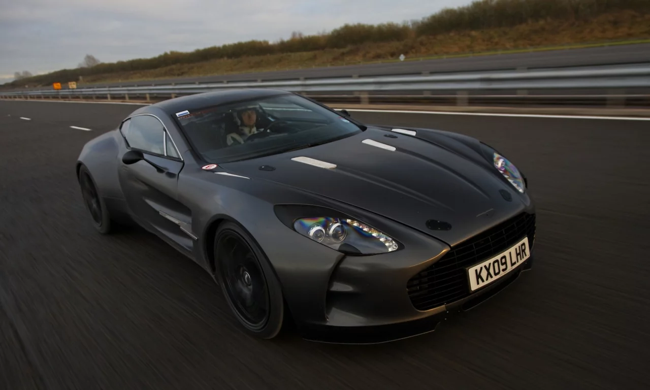 астон мартин, one-77, суперкар, aston martin, скорость, передок